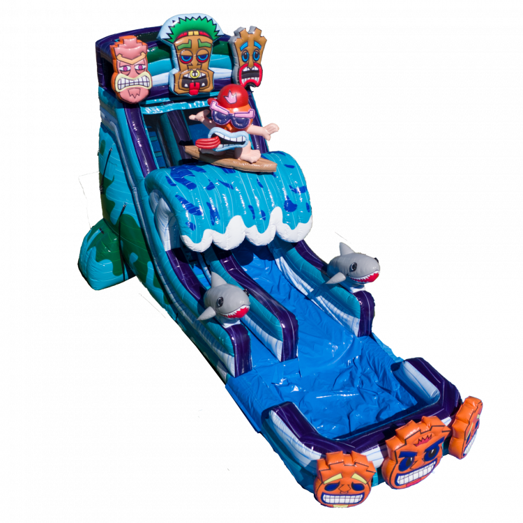 20 Tiki Tovi Single Lane Waterslide