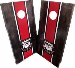 IMG 6428 1685563242 UGA 4' x 2' Cornhole Board set
