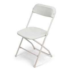 White Samsonite Chair
